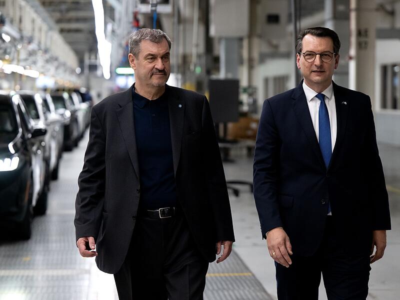 Bayerns Ministerpr&auml;sident S&ouml;der in den USA