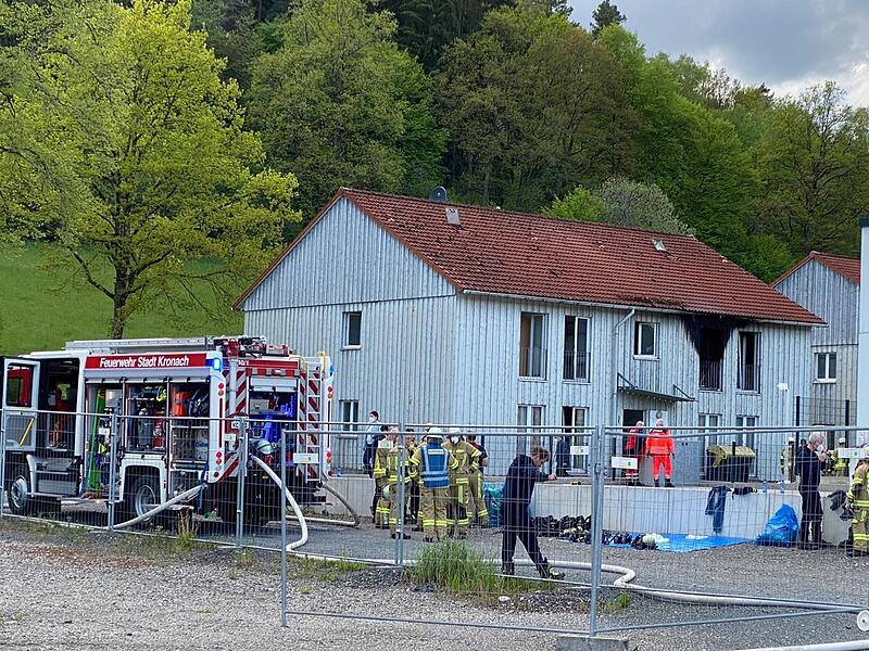 Der Brand in der Kronacher Asylunterkunft fordert zwei Menschenleben.