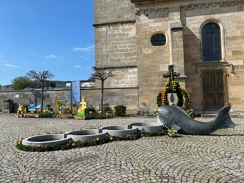 Osterbrunnen WeilersbachOsterbrunnen Fr&auml;nkische Schweiz 2025 Teil 2