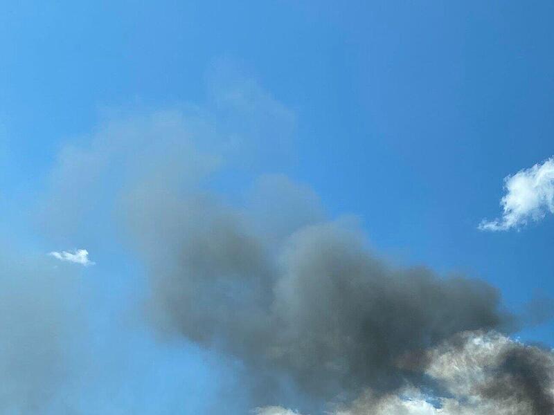 Feueralarm: Rauchsäule im Kreis Bamberg entpuppt sich als Outdoor-Küche Rauchsäule, Brand, Feuer, Qualm, Rauch, Rauchschwaden