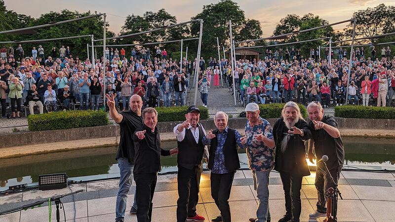 Gute Stimmung herrschte ganz offensichtlich beim Konzert der Spider Murphy Gang auf der Seebühne.