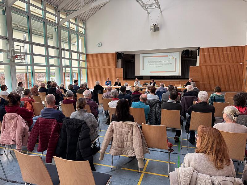 Reges Interesse zeigten die Bürger von Großenseebach bei der Bürgerversammlung.
