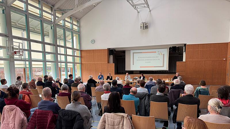 Reges Interesse zeigten die B&uuml;rger von Gro&szlig;enseebach bei der B&uuml;rgerversammlung.