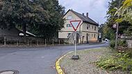 Das Provisorium an der Schützenstraße wird vom Bauhof Münnerstadt angegangen.