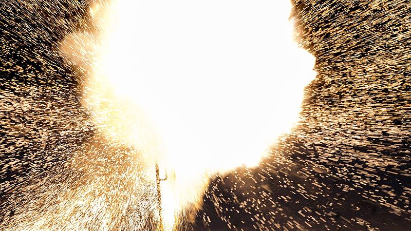 Explodierender Böller