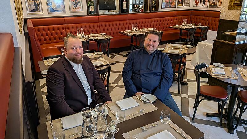 Geschäftsführer Markus Zimmer (rechts) wird das französische Restaurant „Brasserie la Villa“ prägen. Direktor des „Hotel Villa Geyerswörth“ in Bamberg wird Tobias Hermann.