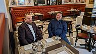 Geschäftsführer Markus Zimmer (rechts) wird das französische Restaurant „Brasserie la Villa“ prägen. Direktor des „Hotel Villa Geyerswörth“ in Bamberg wird Tobias Hermann.