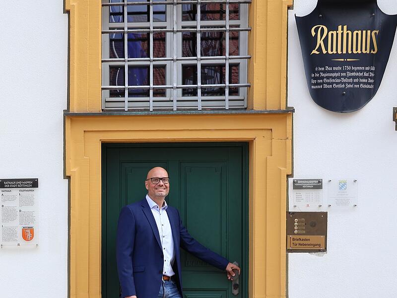 R&ouml;ttingens erste B&uuml;rgermeister Steffen Romst&ouml;ck