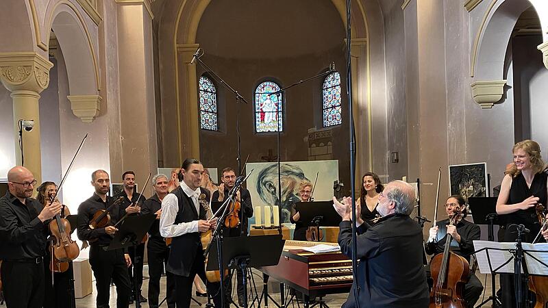 Das Ensemble &bdquo;Venice Baroque&ldquo; hat beim Kissinger Sommer in der Erl&ouml;serkircher gespielt.