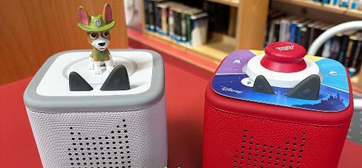 Ab sofort kann man in der Stadtbücherei Bad Kissingen auch die Toniebox 2 ausleihen. Ab sofort kann man in der Stadtbücherei Bad Kissingen auch die Toniebox 2 ausleihen.