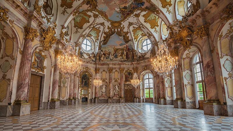 Der Kaisersaal der Würzburger Residenz: Das Schloss wurde vor über 40 Jahren die erste Unesco-Welterbestätte in Bayern.