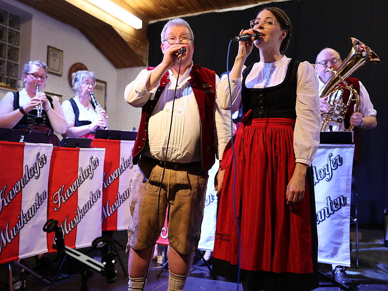 Hermann Horner und Stephanie Hubacek begeisterten beim Konzert mit ihrem Gesang