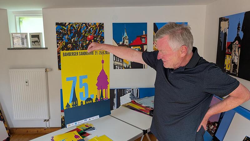 Willibald Mertl Grafiker Sandkerwa-Plakat