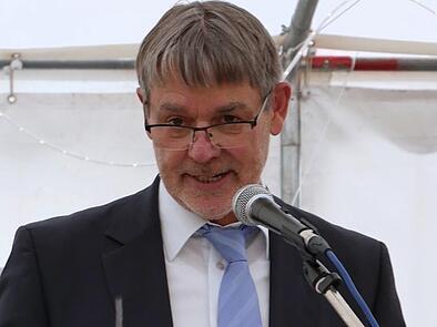 Bürgermeister Gerhard Wunder hielt die Festrede.
