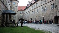 Die Festung Rosenberg ist die ideale Kulisse für den Shakespeare-Stoff – und auch für den Theaterspaziergang.