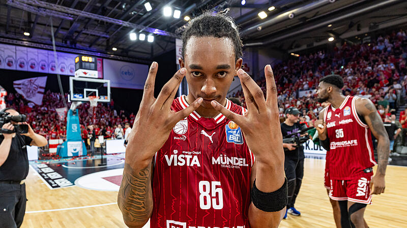 BMA365 Bamberg Baskets - Alba Berlin Überragender Bamberger Akteur im vierten Halbfinale: Austin Crowley