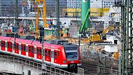Baustelle der zweiten Stammstrecke in M&uuml;nchen