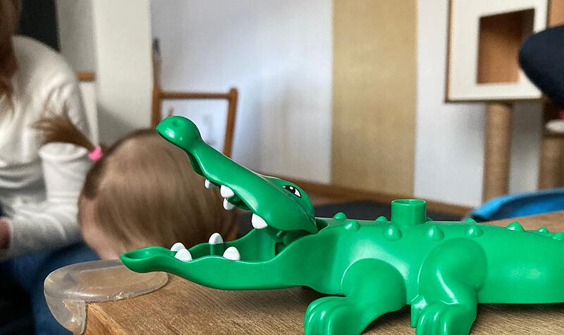 Kleiner Alligators vor dem Play-off-Spiel