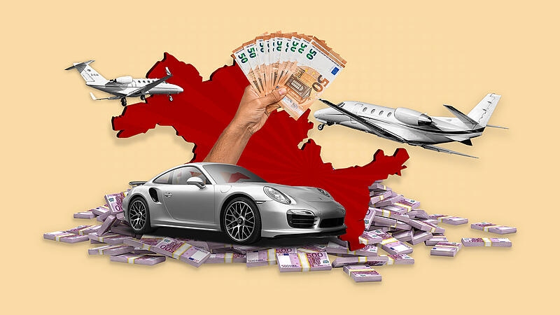 In Bayern gibt es 7707 Einkommensmillion&auml;re.  Davon residieren 61 im Landkreis Erlangen-H&ouml;chstadt.