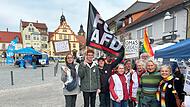 Protest in Bad Rodach gegen die AfD