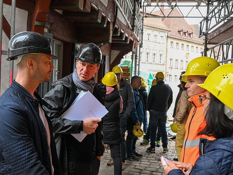 Besichtigung RathausbaustelleForchheimBesichtigung der Rathausbaustelle Forchheim