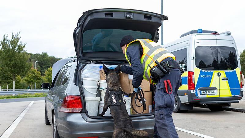 Polizeikontrolle mit Schwerpunkt Drogen im Straßenverkehr