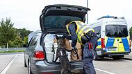 Polizeikontrolle mit Schwerpunkt Drogen im Straßenverkehr