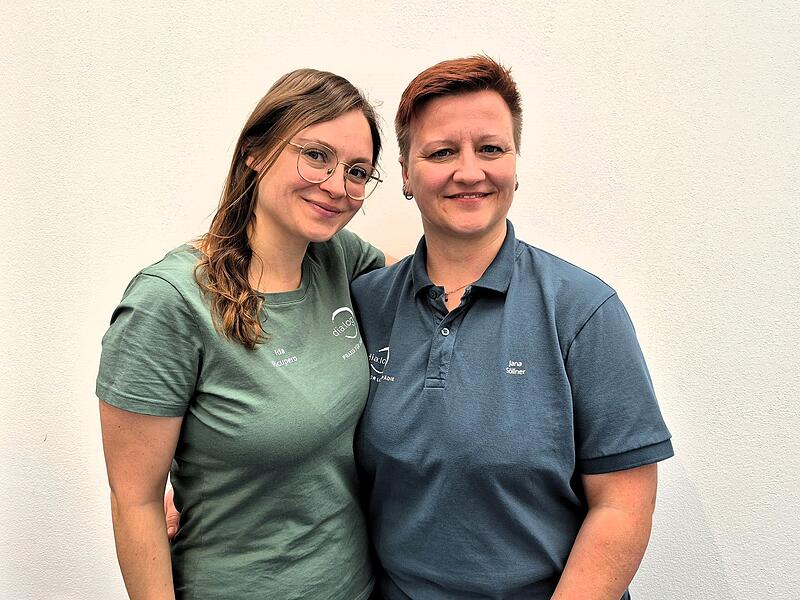 Ida Ricupero (links) und Jana S&ouml;llner f&uuml;hren zusammen ein Logop&auml;diepraxis