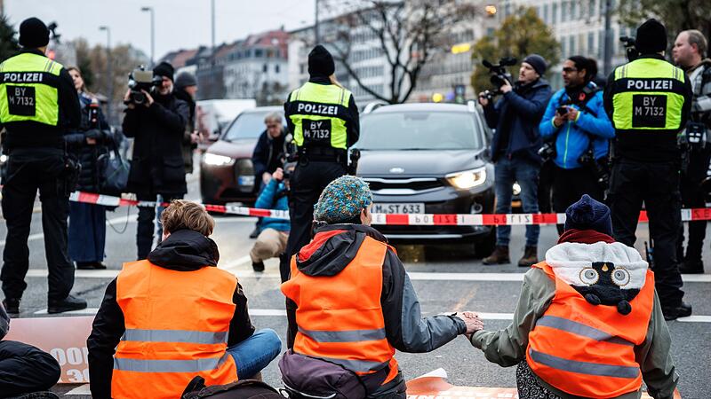 Protest der &laquo;Letzten Generation&raquo;
