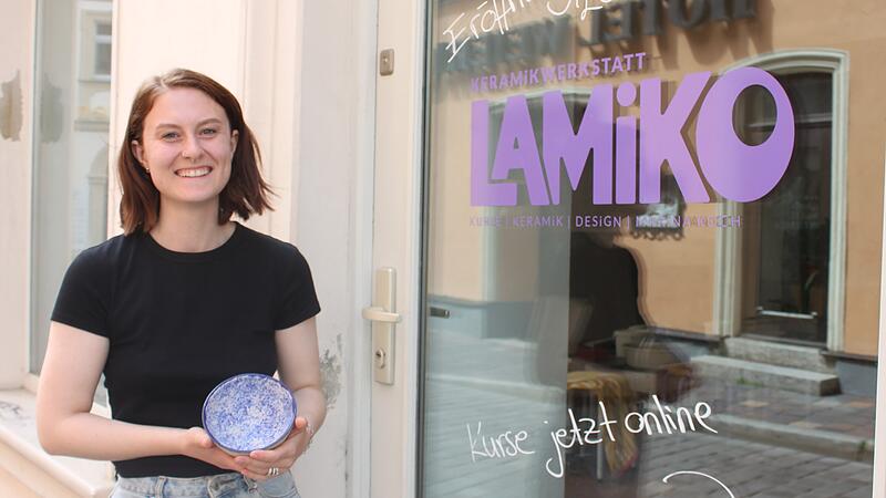 Marina Koch eröffnet in Bamberg die Keramikwerkstatt Lamiko, in der sie Kurse und Workshops anbietet. Marina Koch eröffnet in Bamberg die Keramikwerkstatt Lamiko, in der sie Kurse und Workshops anbietet.