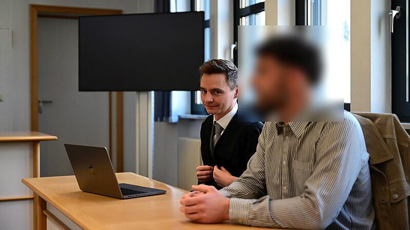 Rechtsanwalt Martin Jotschke aus Bamberg und der Angeklagte