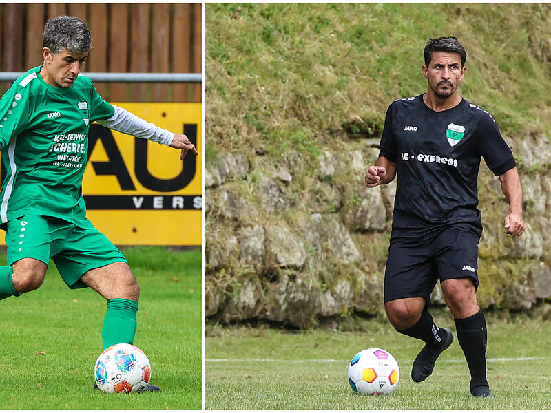 Spielertrainer Alper Yürük (links) hat beim FC Stockheim das Sagen, Bruder Altan Yürük (rechts) ist auf dem Platz eine Führungsfigur. Spielertrainer Alper Yürük (links) hat beim FC Stockheim das Sagen, Bruder Altan Yürük (rechts) ist auf dem Platz eine Führungsfigur.