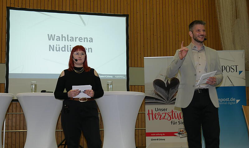 Die Moderatoren Ellen M&uuml;tzel und Simon Snaschel begr&uuml;&szlig;en die Zuschauer!