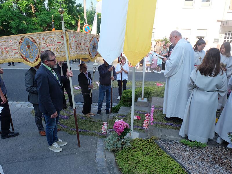 Fronleichnamsprozession in Thundorf