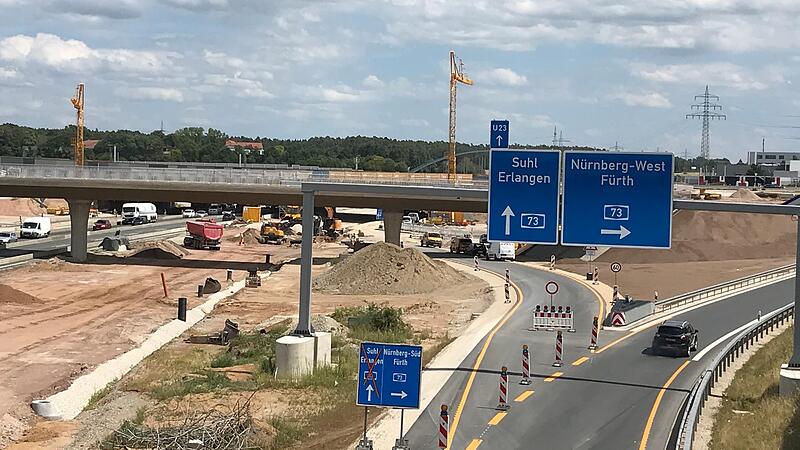 Seit Jahren wird auf der A3 gebaut – wie hier am Autobahnkreuz Fürth/Erlangen. Seit Jahren wird auf der A3 gebaut – wie hier am Autobahnkreuz Fürth/Erlangen.