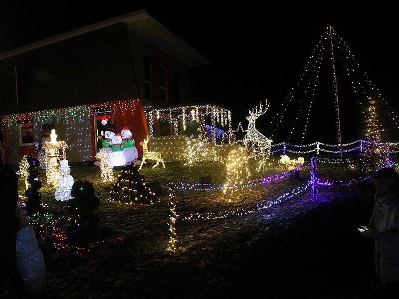 Weihnachtshaus im Itzgrund: Mehr als 40.000 Lichter