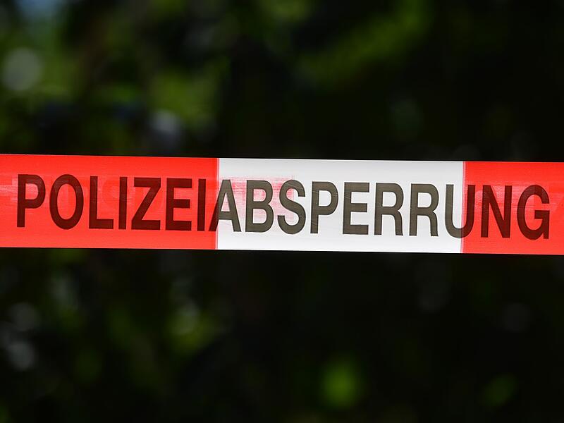 Polizeiabsperrung
