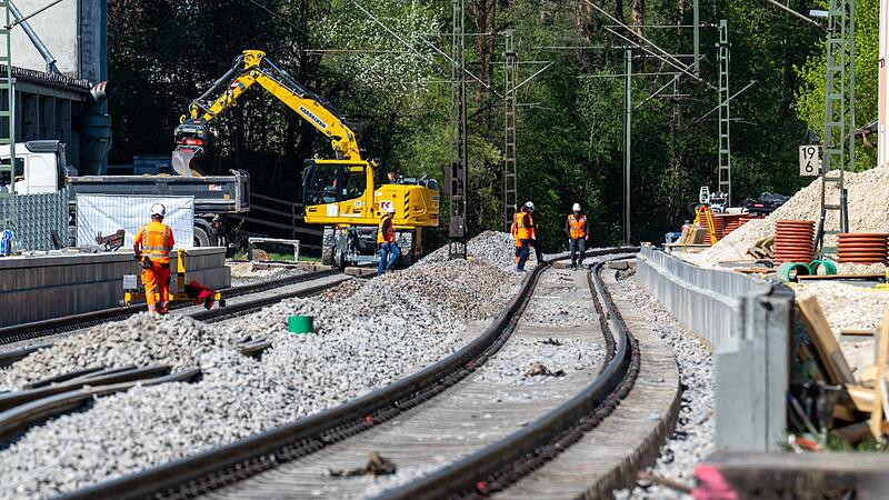 Bauarbeiten bei der Bahn Bauarbeiten bei der Bahn