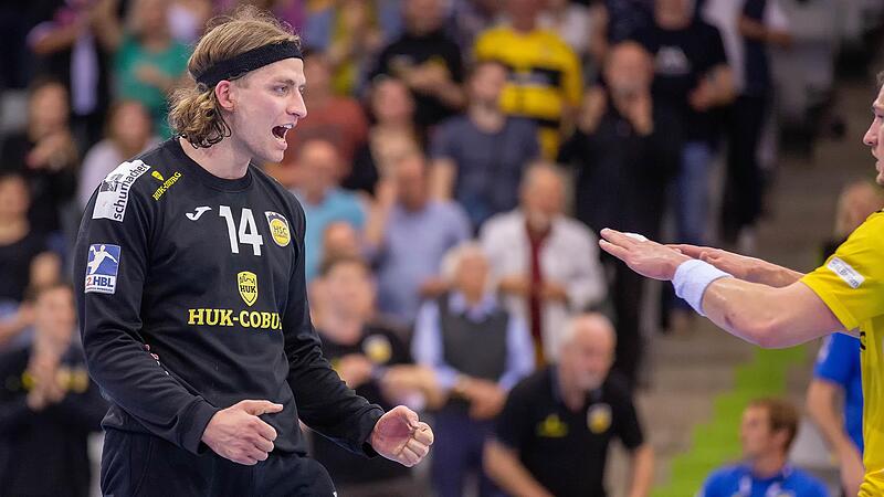 Mit zw&ouml;lf Paraden war Coburgs Torwart der Matchwinner beim 23:20-Heimsieg &uuml;ber den TuSEM Essen.