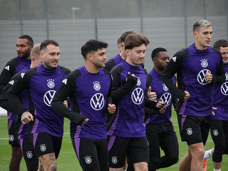 Die Einheit war gleichzeitig das Abschlusstraining vor dem Nordirland-Spiel in der WM-Qualifikation.