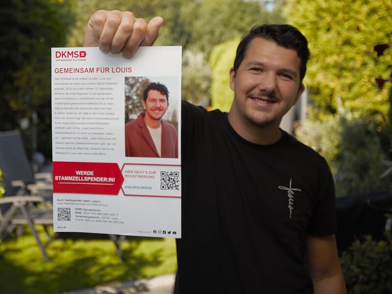 Louis Scordo aus Heroldsbach k&auml;mpft sich erneut zur&uuml;ck ins Leben - die Stammzellen-Transplantation ist ein wichtiger Schritt.Forchheim & Fr&auml;nkische Schweiz
