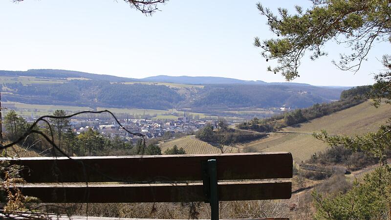 Ruhebänke Weinberge Hammelburg