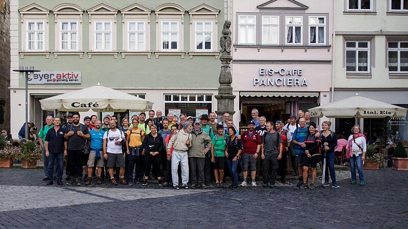 Pünktlich um 18 Uhr kam die Wandergruppe in Coburg an.