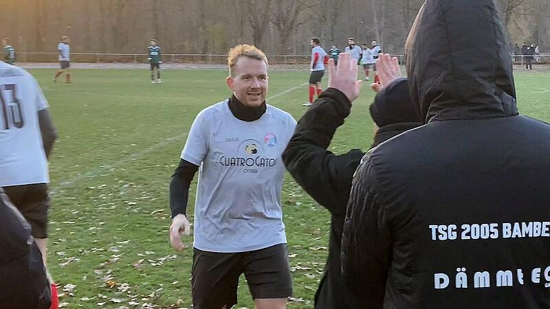 Dieses Spiel wird Stephan Jäger wohl nicht vergessen. Auf gefrorenem Boden schoss er seine TSG Bamberg zum überlebenswichtigen Sieg gegen Wachenroth.