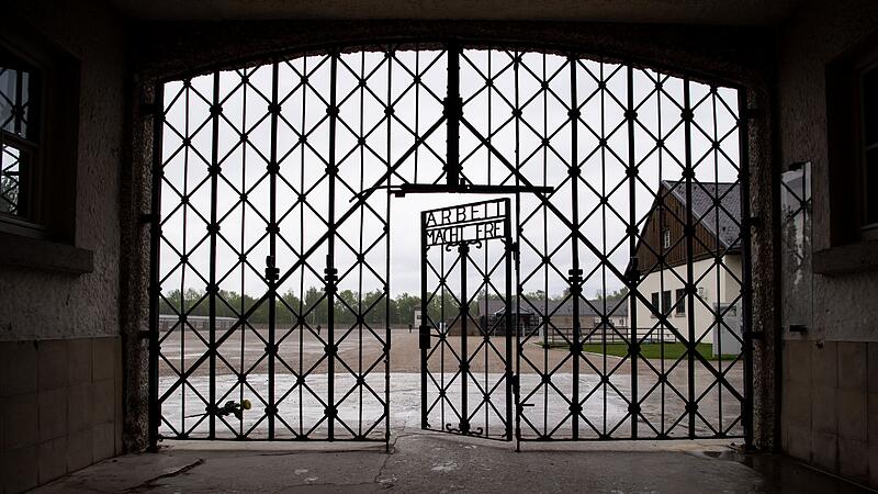 Eingangstor zur KZ-Gedenkst&auml;tte Dachau