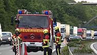 Für rund zwei Stunden staute sich der Verkehr vor der Unfallstelle.