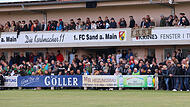 Im Hinspiel im Sand gab es eine Riesenkulisse zwischen dem FC Sand und der DJK Dampfach. Auch am Sonntag wird wieder stimmungsvoll.