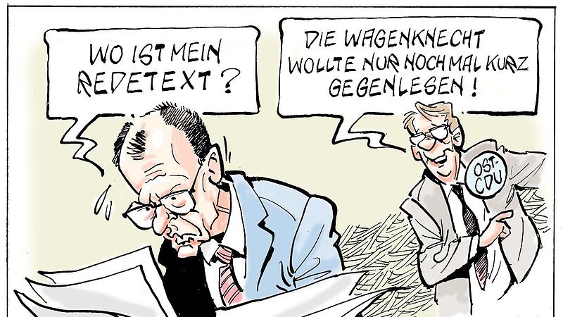 Eine Zusammenarbeit mit dem B&uuml;ndnis Sahra Wagenknecht wird f&uuml;r CDU-Chef Friedrich Merz zur Belastungsprobe.