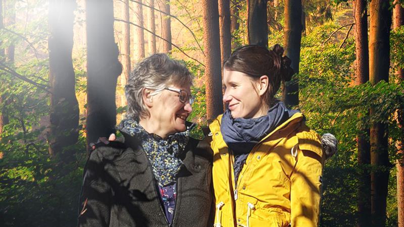 Christine Haas und ihre Mutter HermineForchheim & Fr&auml;nkische Schweiz