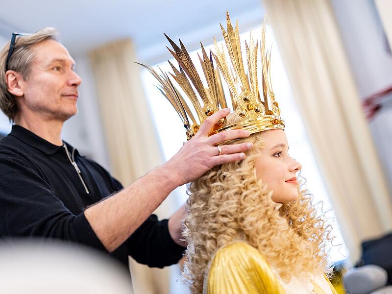 Anprobe Nürnberger Christkind